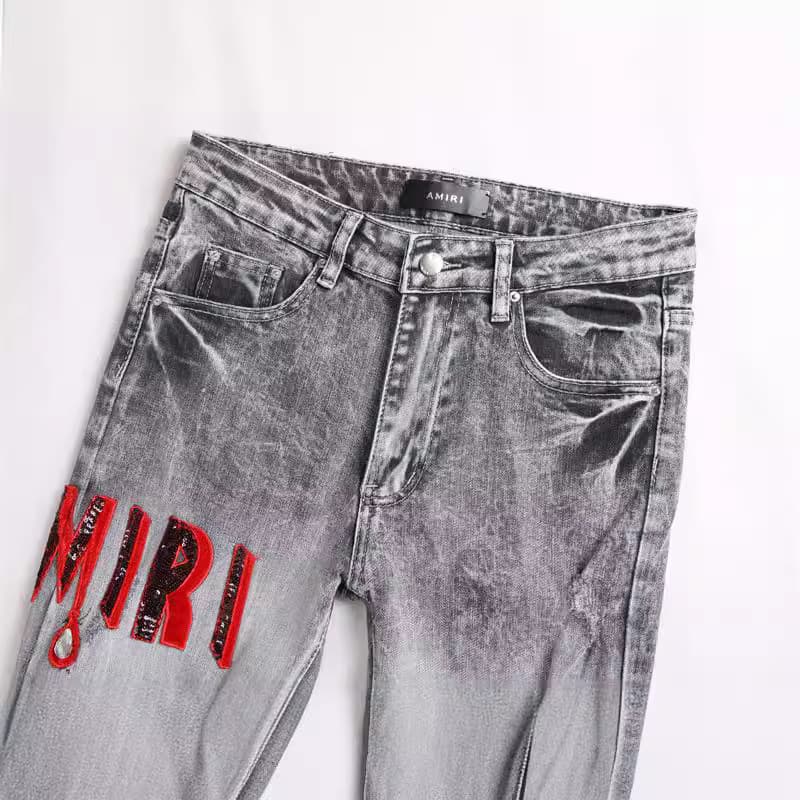 ダメージジーンズ ダメージ加工 アートペイント デニムパンツ